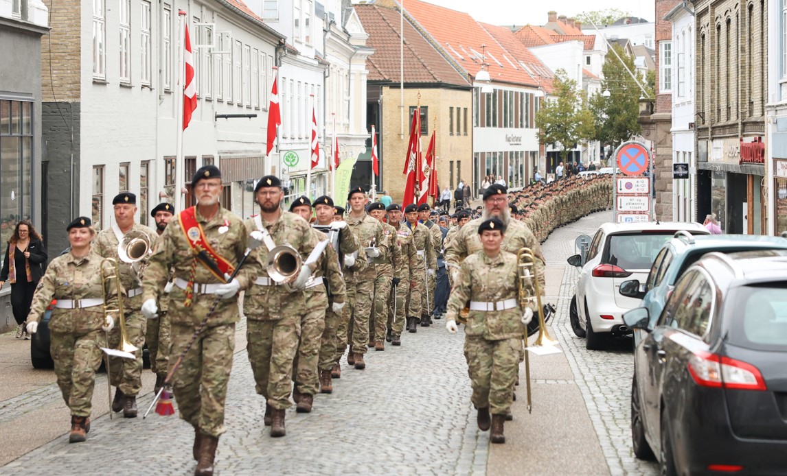 Flagdag på Haderslev Kaserne 2025.
