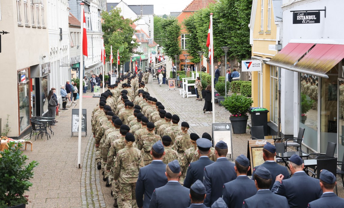 Flagdag på Haderslev Kaserne 2025