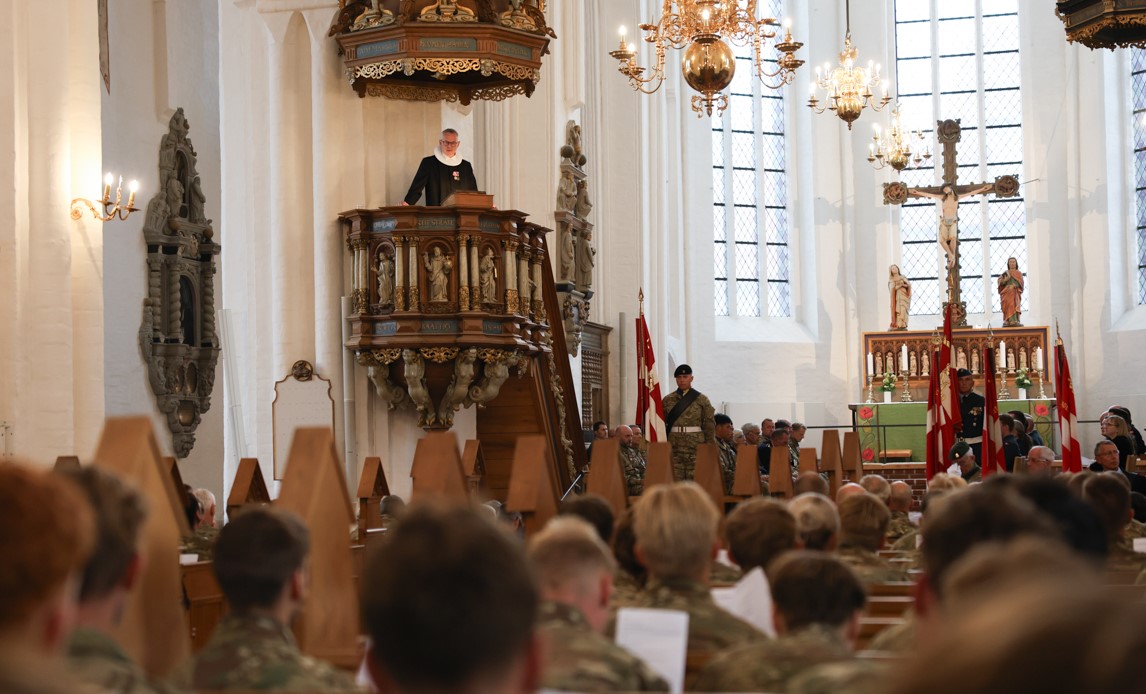 Flagdag på Haderslev Kaserne 2025