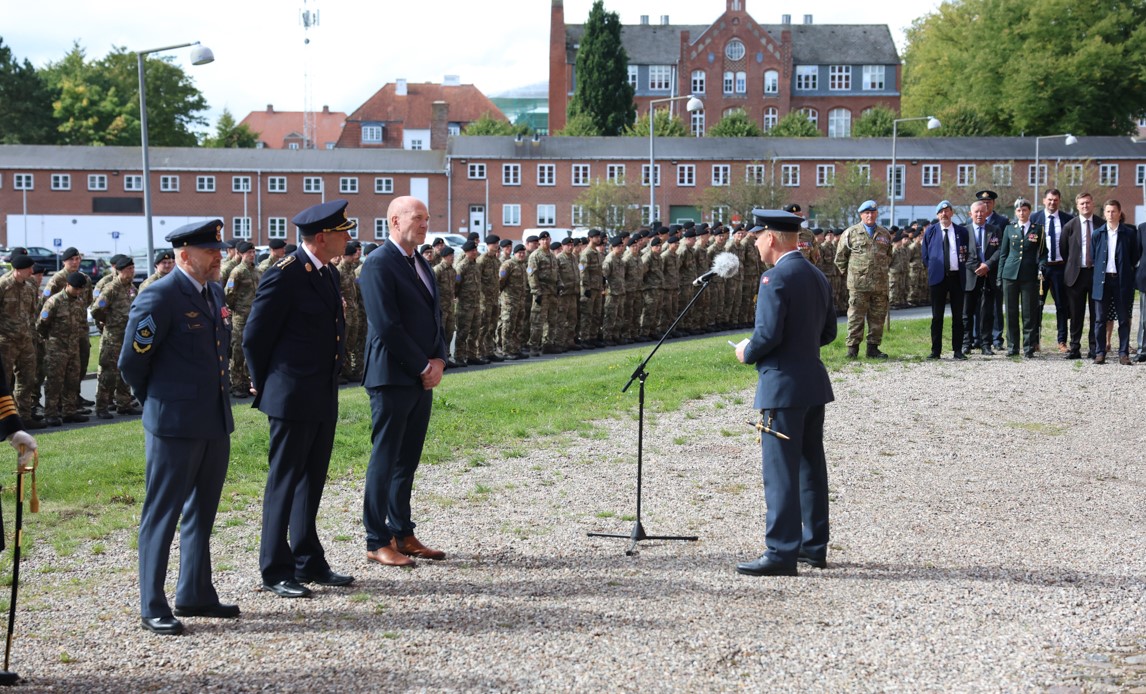 Flagdag på Haderslev Kaserne 2025