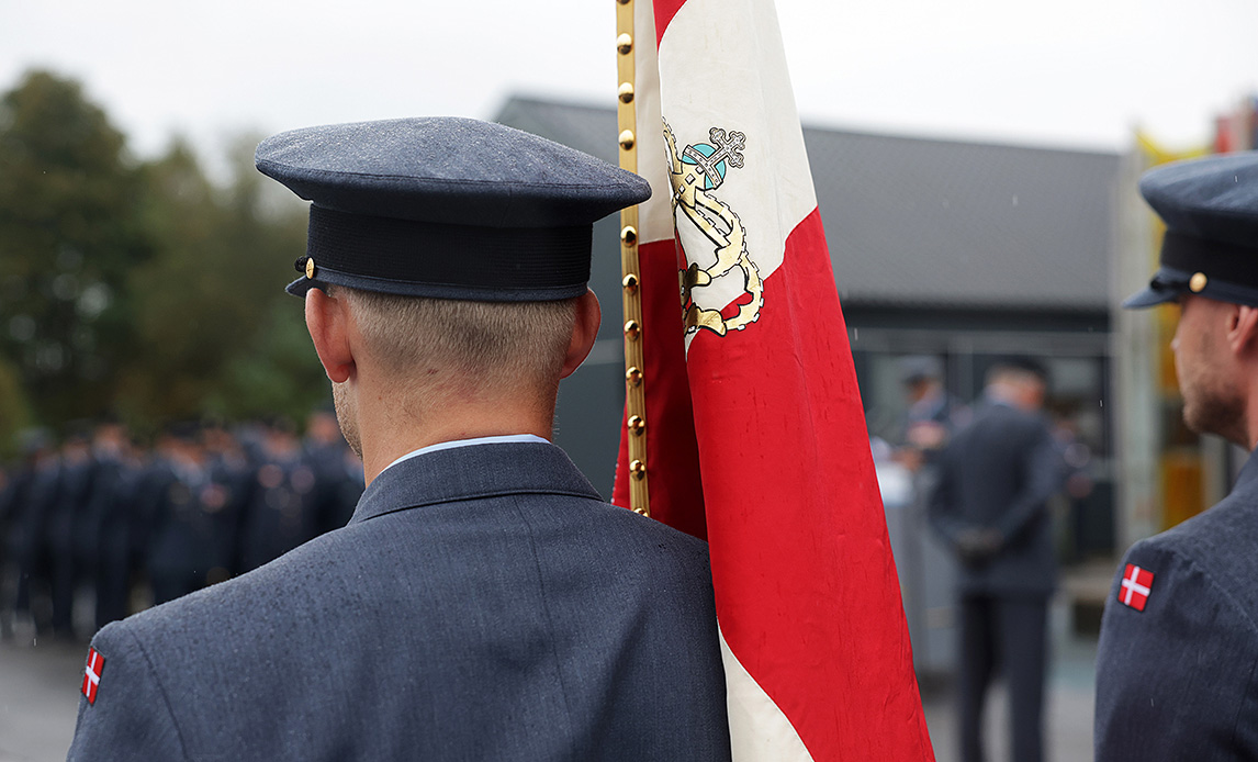 Flagdagsparade i Karup
