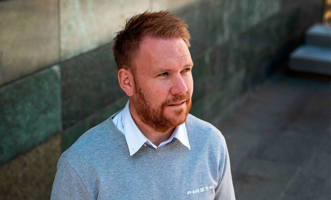 Portrætfoto af veteran og iværksætter Anders Kjærgaard