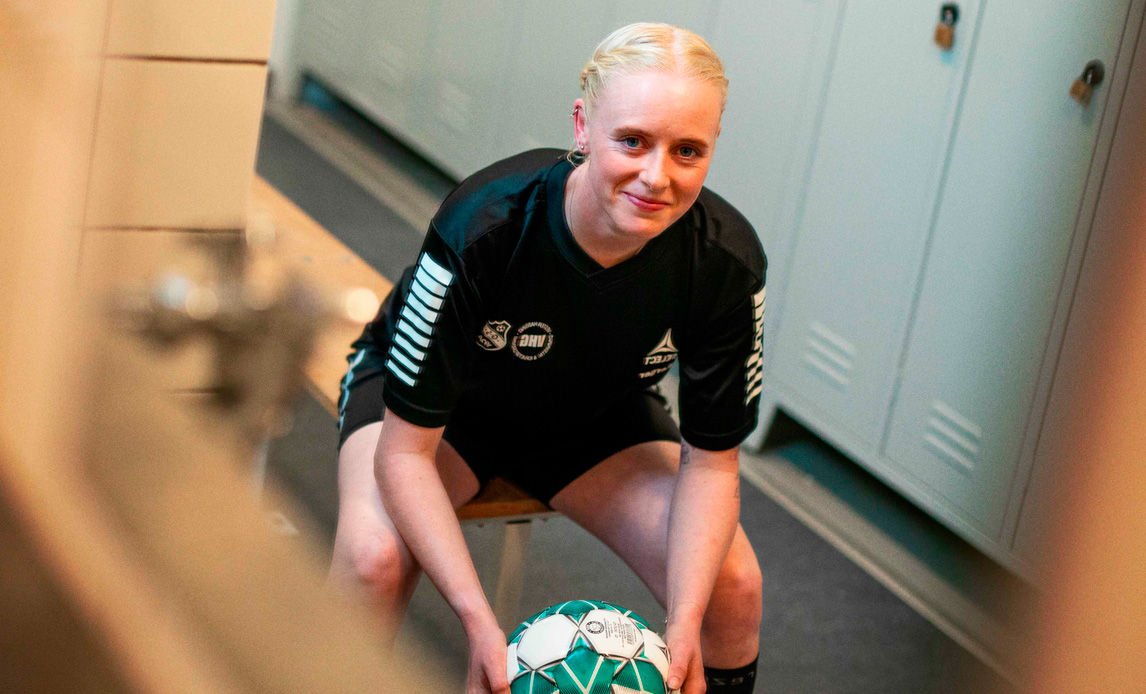 Portrætfoto af veteran og fodboldtræner Christina Berger.