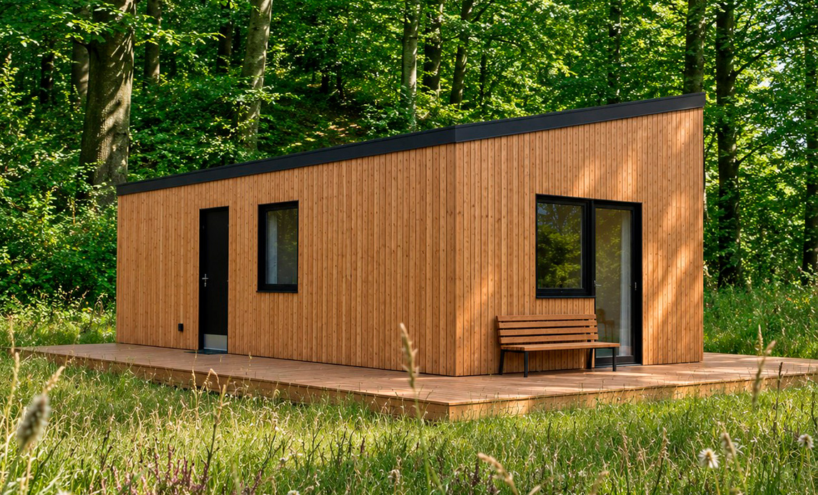 Illustration af tiny house fra Cantona