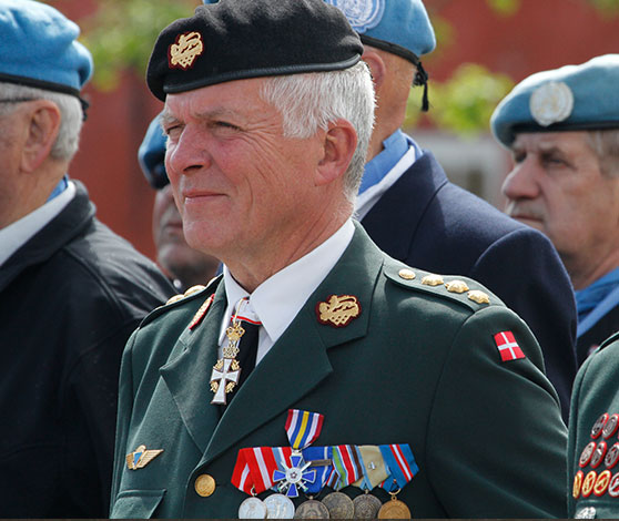 Nærbillede Forsvarets Medalje for Sårede i Tjeneste